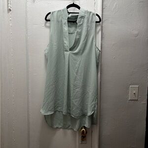 Banana Republic Light Green Sleeveless Tunic
